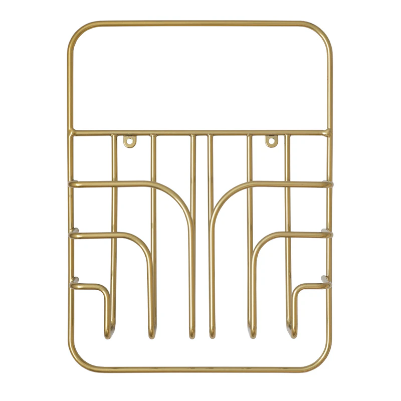 Now S Magazine Holder, Brass