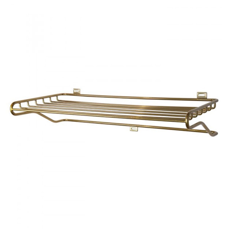 Shoe Shelf L, Brass