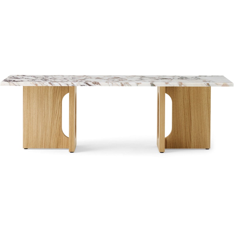 Androgyne Coffee Table, Oak / Calacatta Viola