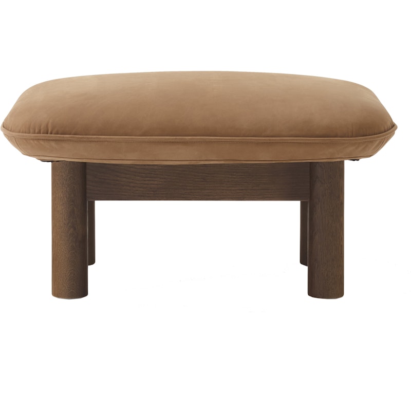 Brasilia Ottoman Dark Stained Oak / Dunes 21004 Camel