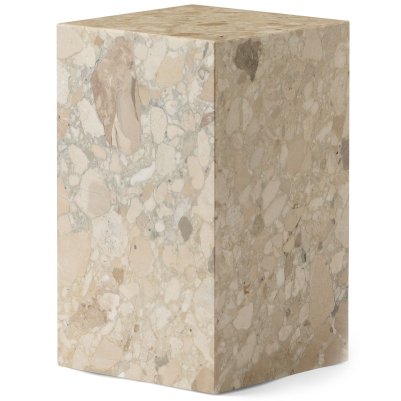 Plinth Tall Side Table 51x30 cm, Kunis Breccia Marble
