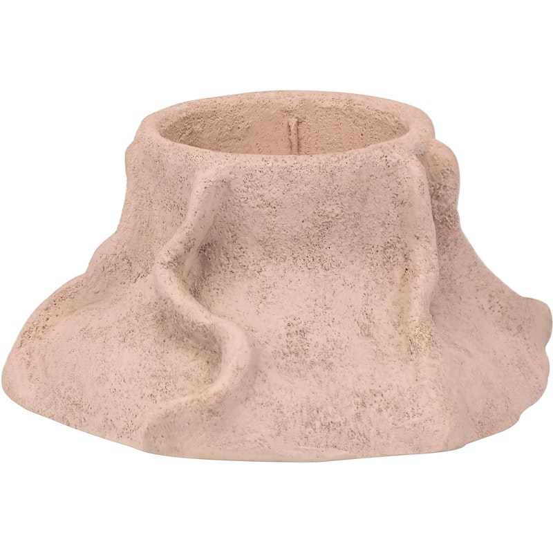 ART PIECE lava Candle Holder, Powder Rose