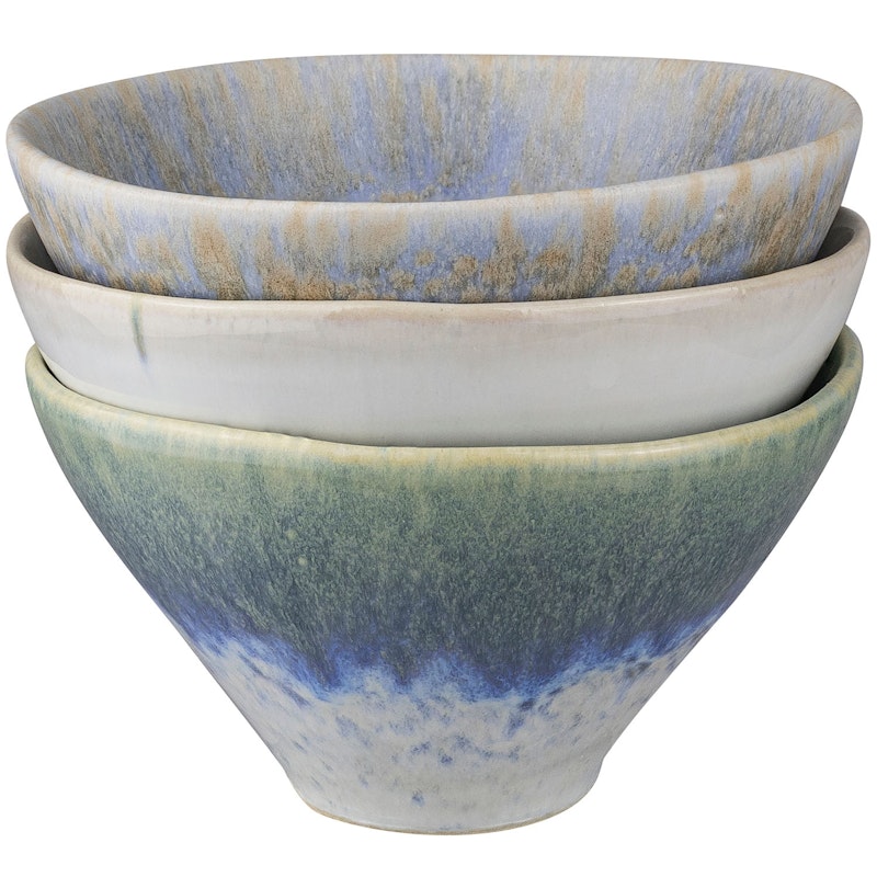 Elements Bowl Ø12 cm 3-pack, Blue