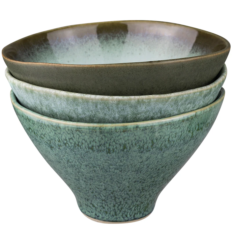 Elements Bowl Ø15.5 cm 3-pack, Green