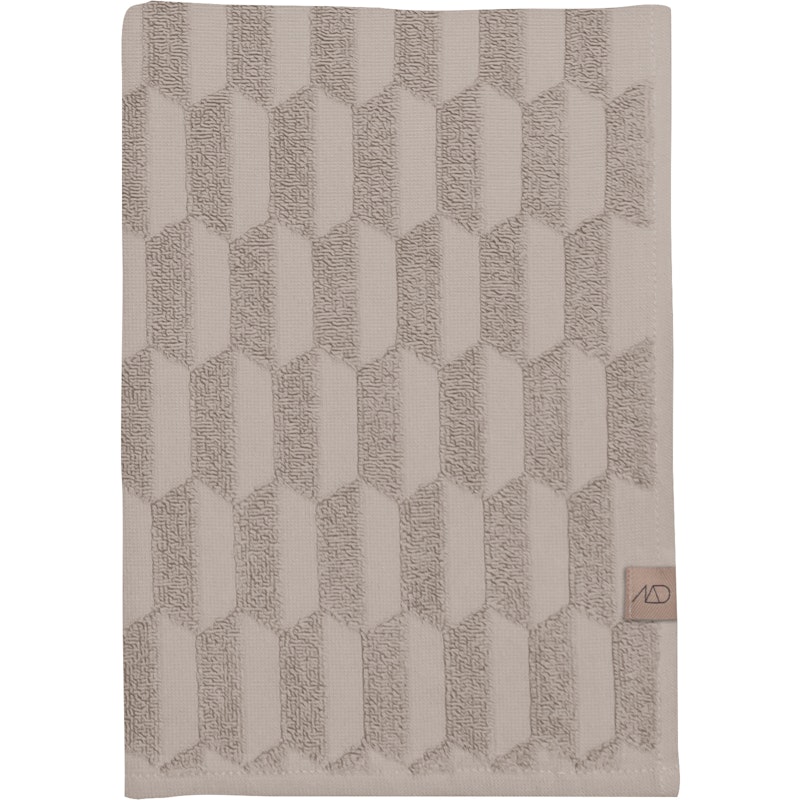 Geo Towel Sand, 70x133 cm
