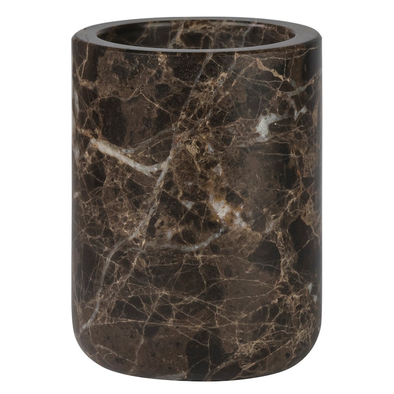 Marble Toothbrush Holder, Brown