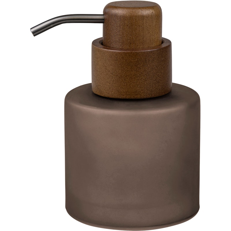 Modest Soap Dispenser Low, Walnut