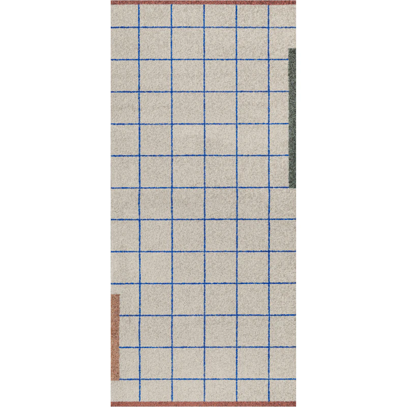 Network Plastic Rug Sand, 70x150 cm