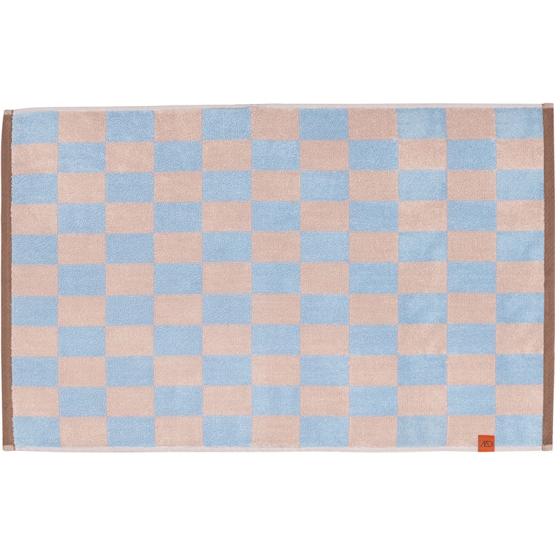 Retro Bath Mat 50x80 cm, Light Blue