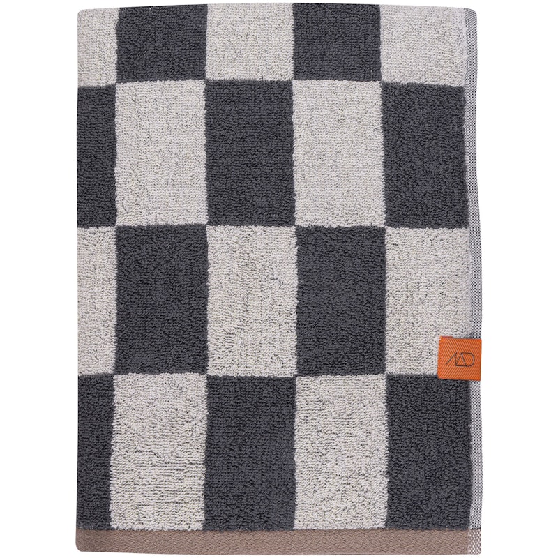 Retro Bath Towel 70x133 cm, Dark Grey