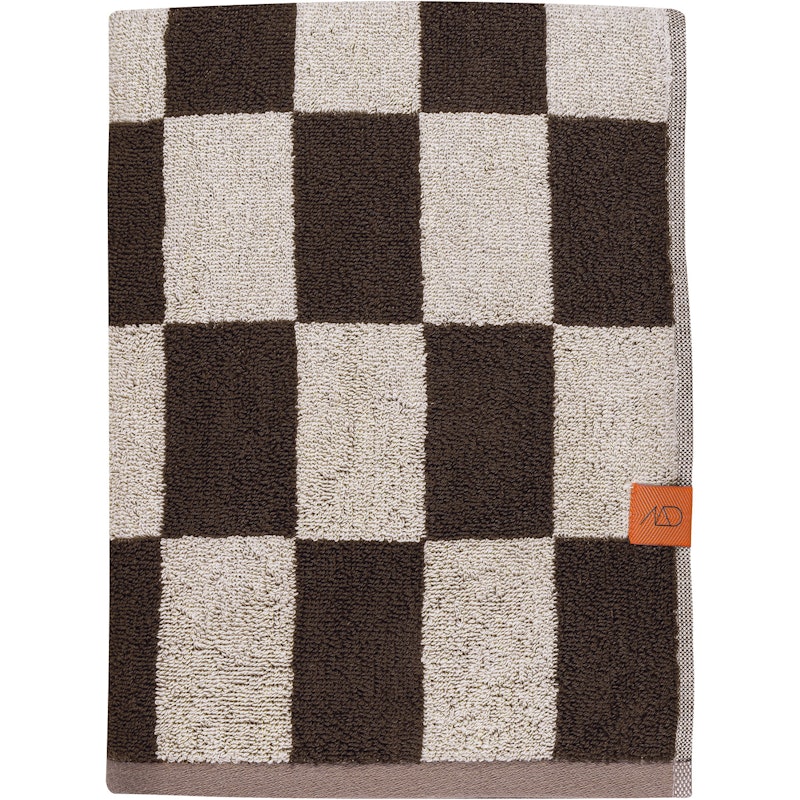 Retro Bath Towel 70x133 cm, Chocolate