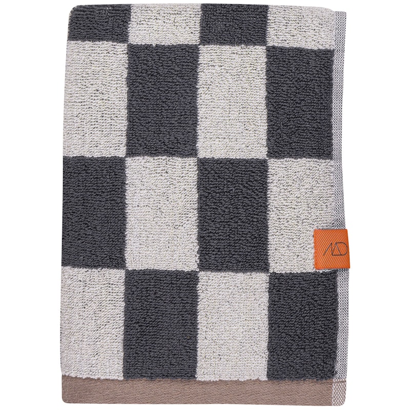 Retro Towel Towel 40x55 cm 2-pack, Dark Grey