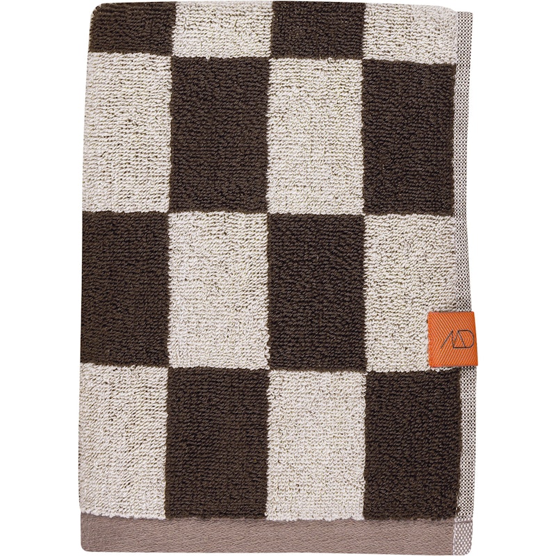 Retro Towel Towel 40x55 cm 2-pack, Chocolate