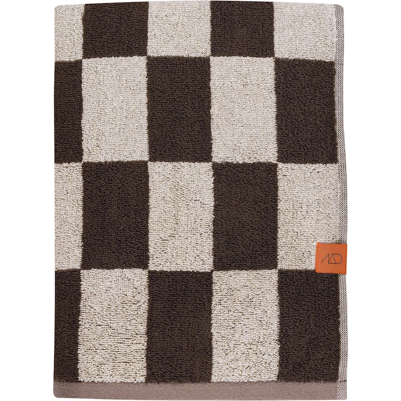 Retro Bath Towel 70x133 cm, Chocolate