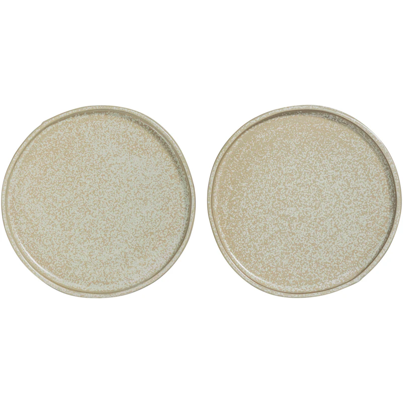 SAND GRAIN Plate 2-pack, Straw
