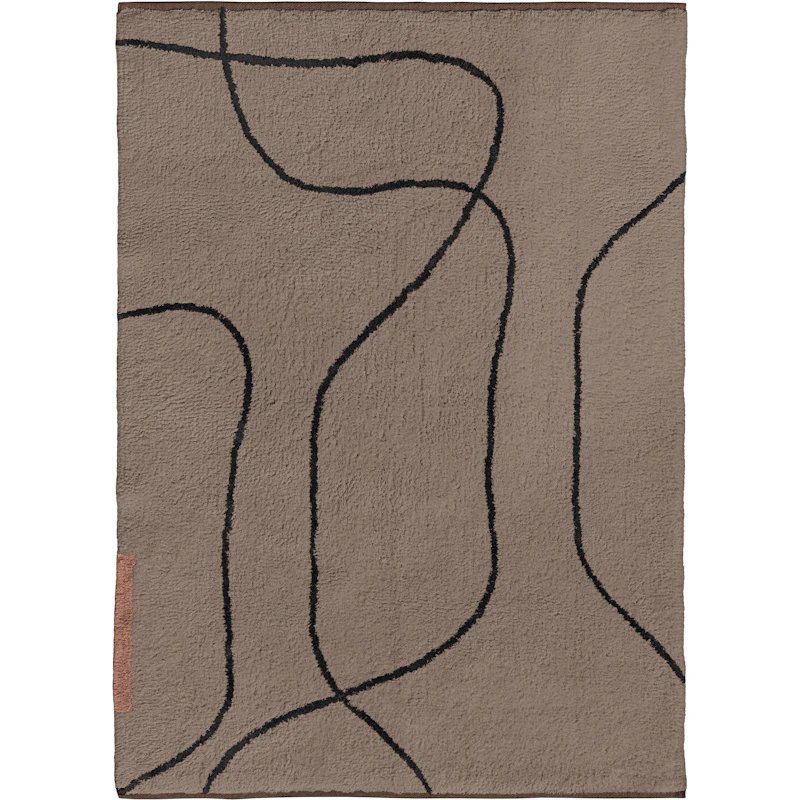 Shadow Rug 100x140 cm, Brown