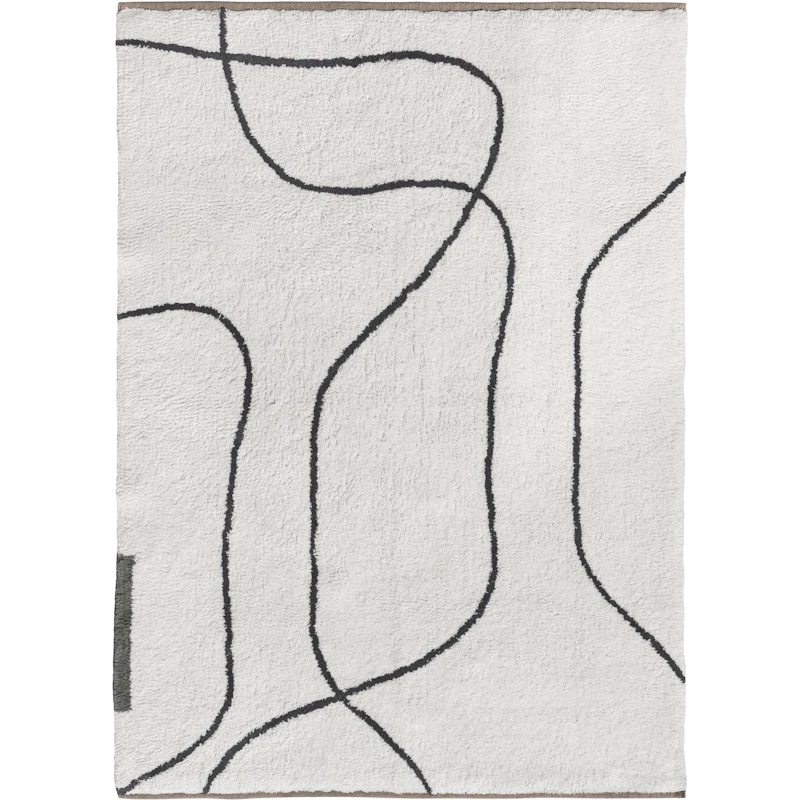 Shadow Rug 100x140 cm, Off-white