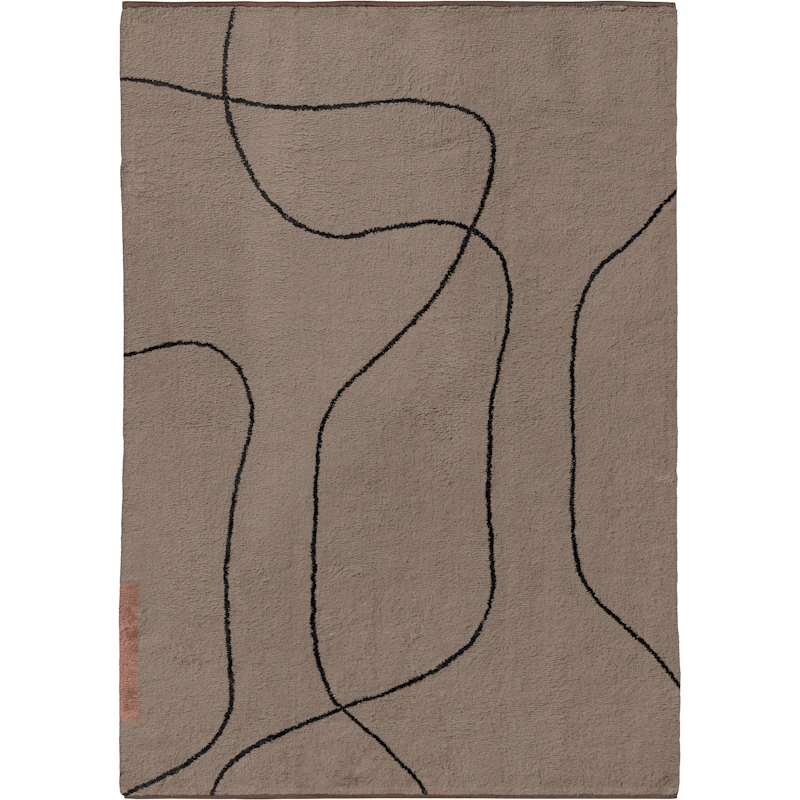 Shadow Rug 140x200 cm, Brown