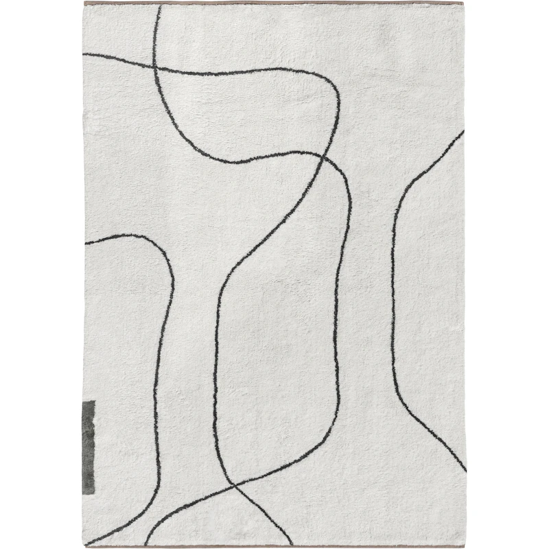 Shadow Rug 140x200 cm, Off-white