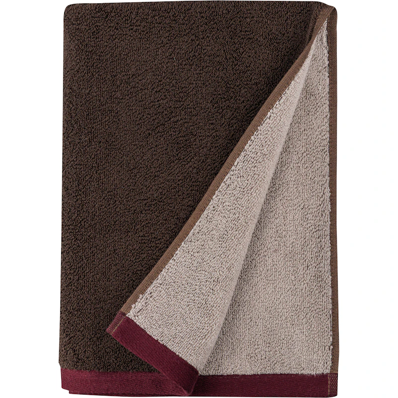 Soft Guest Towel 40x55 cm 2-pack, Brown / Sand