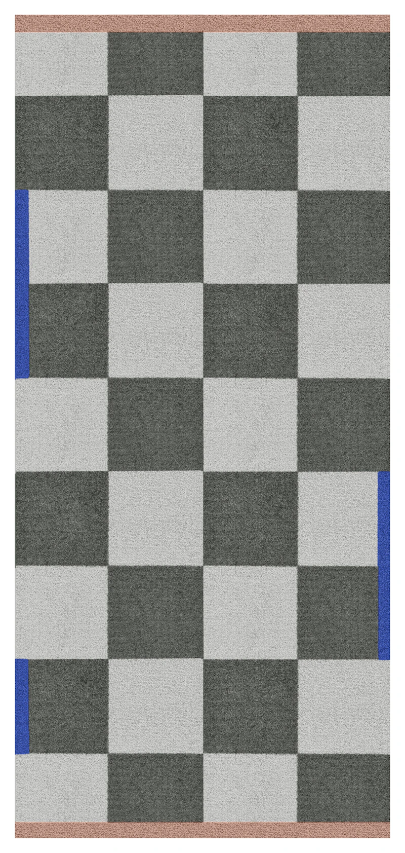 Square Plastic Rug 70x150 cm, Olive Green