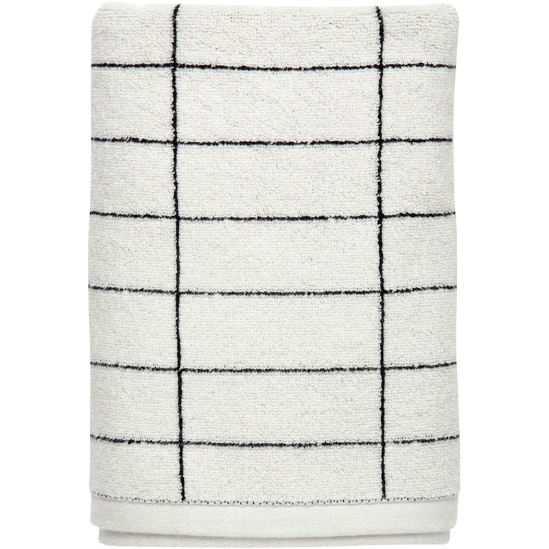 Tile Guest Towel 38x60 cm 2-pack, Black / Off-white