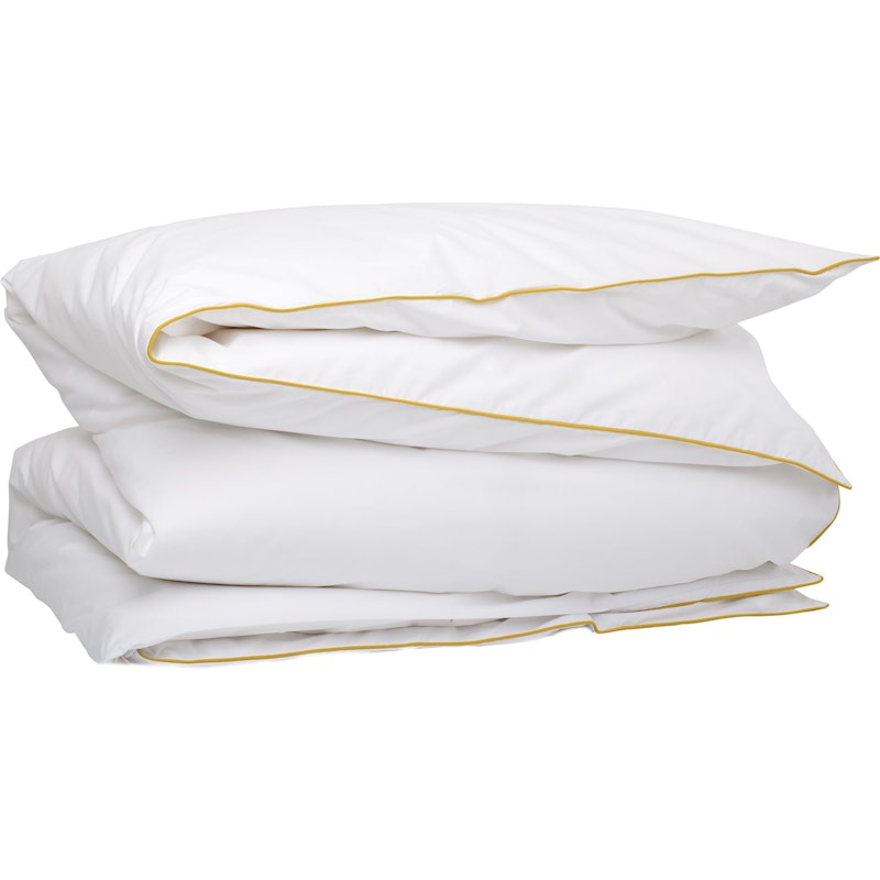 Allegro Duvet Cover Eco Yellow, 140x220 cm