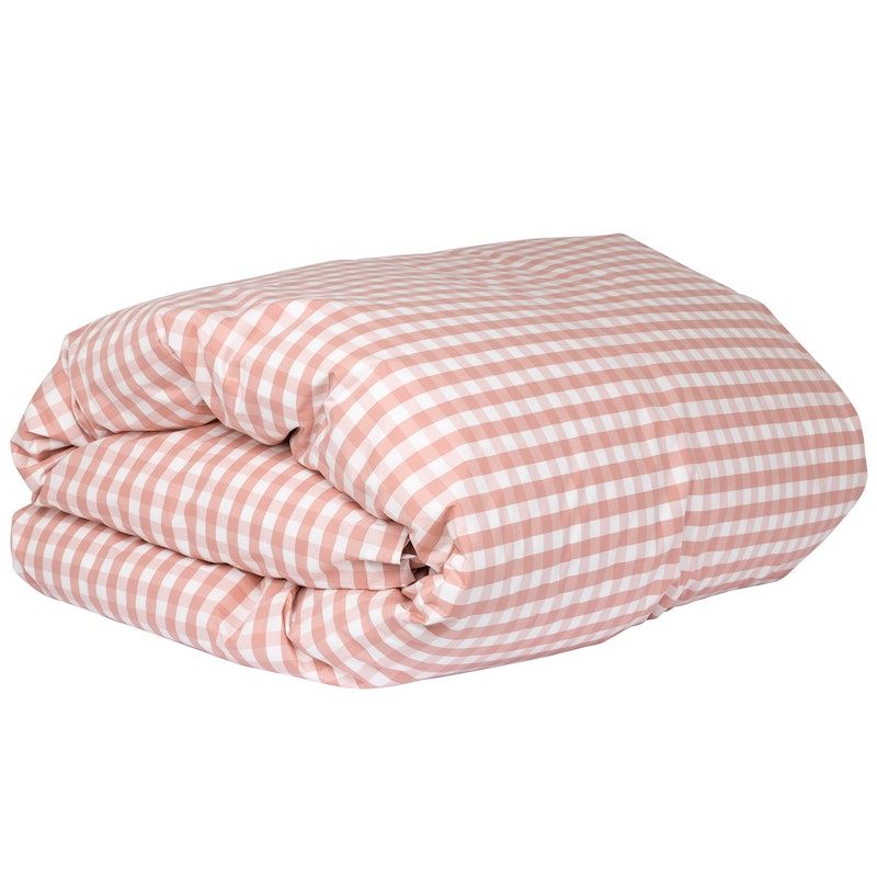 Casella Duvet Cover 150x210 cm, Pink/Ivory