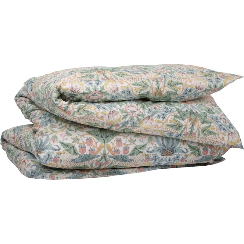 Morris & Co. Strawberry Thief Duvet Cover, 140x220 cm