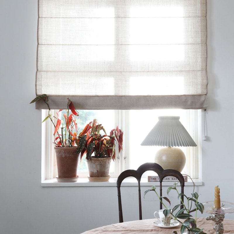 Ellie Roman Blind 100x220 cm, Natural Pink