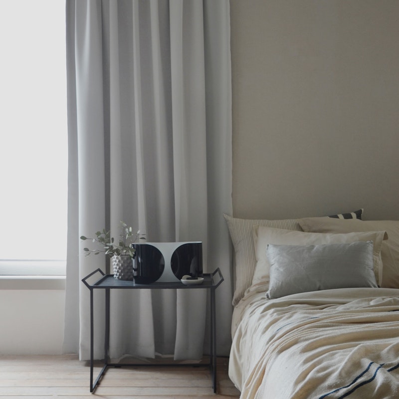 Hotel Blackout Curtain 290x290 cm, Pearl White