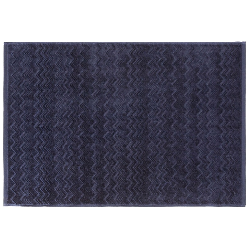 Chalk Bath Mat 60x90 cm, Blue