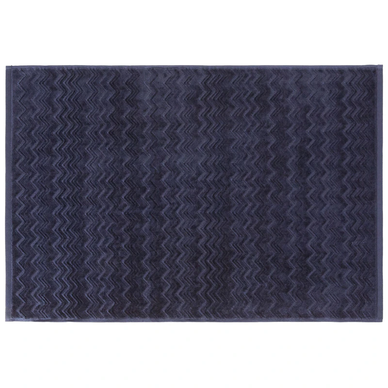 Chalk Bath Mat 60x90 cm, Blue