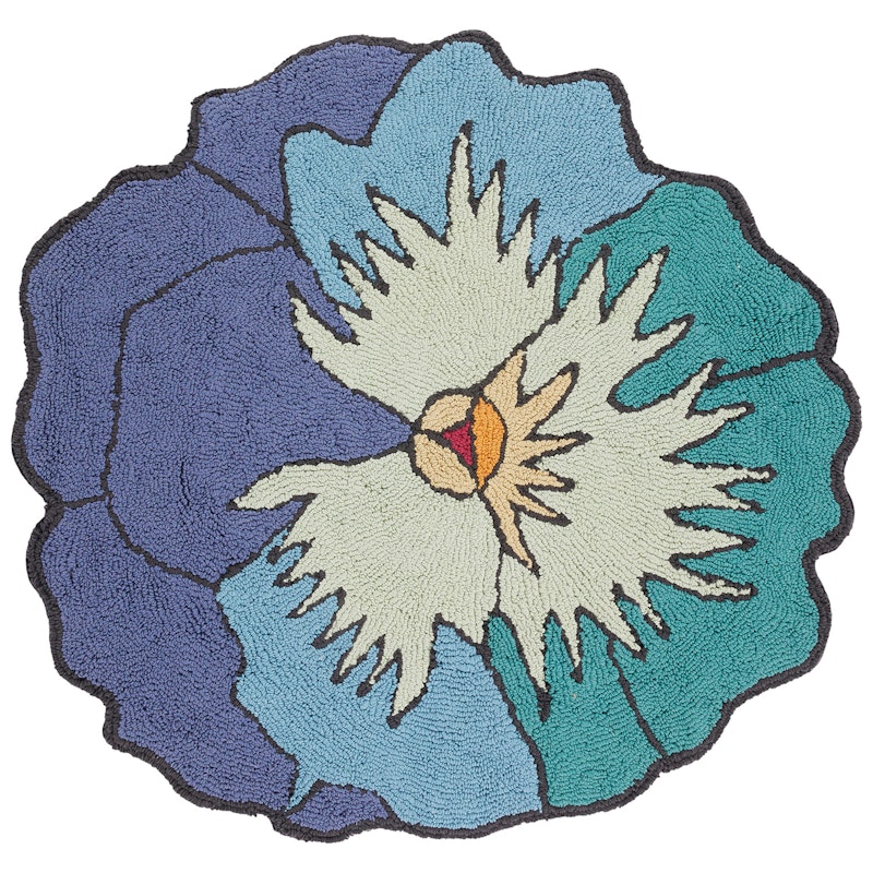 Parma Bath Mat 80 cm, Turquoise