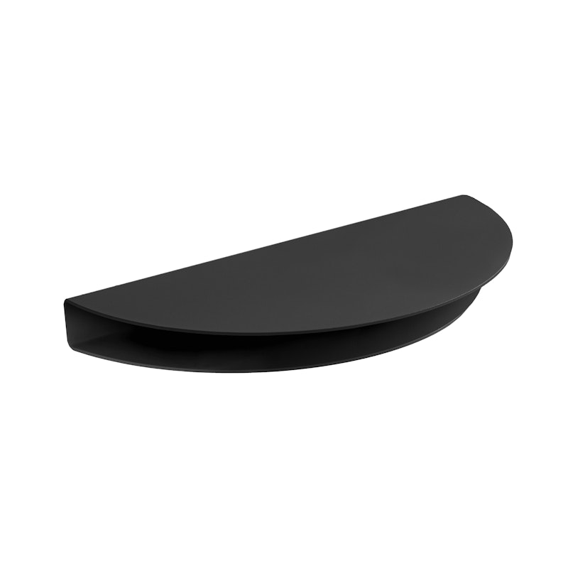 Half Moon Wall Shelf Small, Black