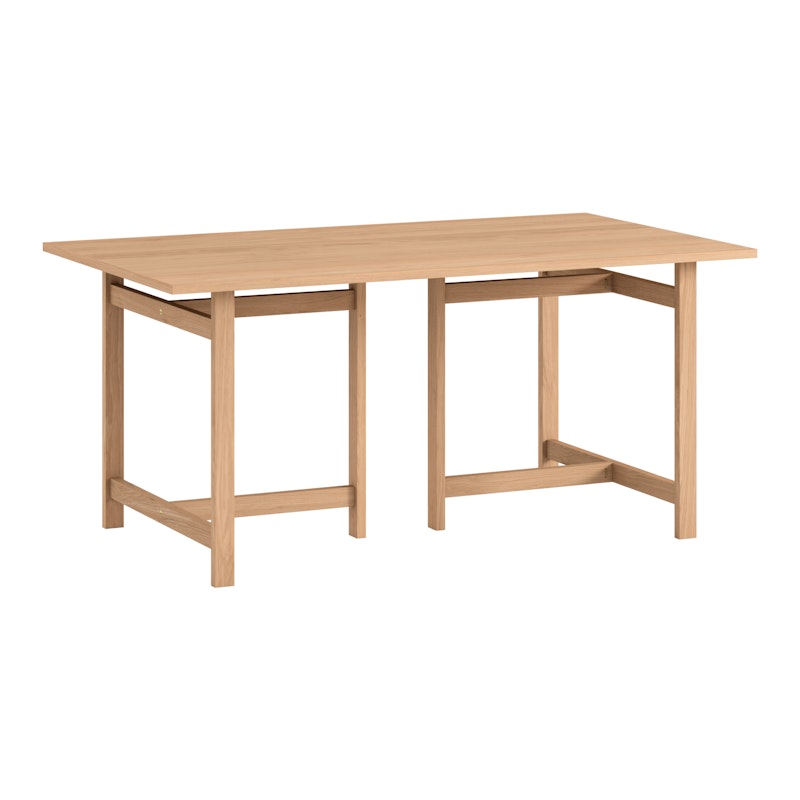 Rectangular Dining Table 90x160 cm, Oak