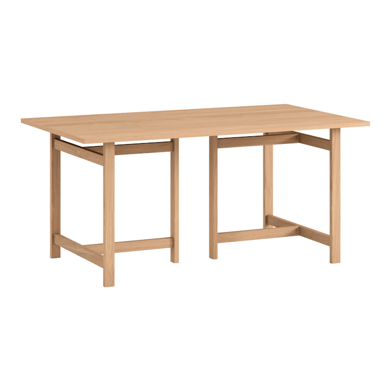 Rectangular Dining Table 90x160 cm, Oak