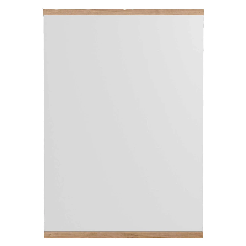 Rectangular Wall Mirror Oak, 50x70 cm