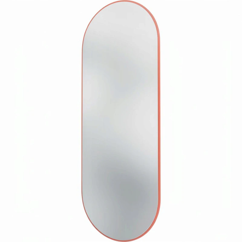 Colour Frame Mirror, Rhubarb