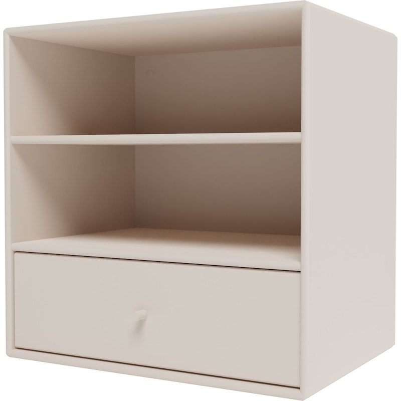 Mini 1005 Shelf With One Drawer, Clay