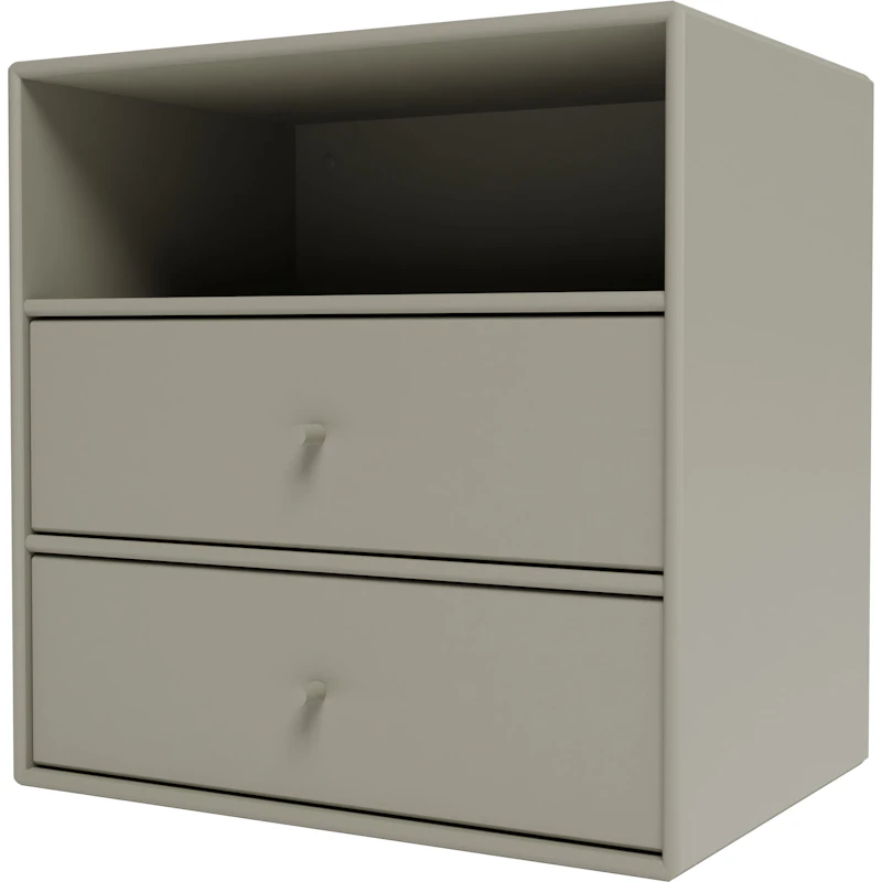 Mini 1006 Shelf With Two Drawers, Fennel