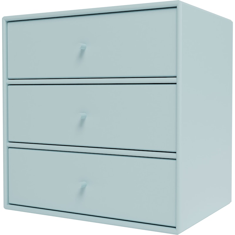 Mini 1007 Shelf With Three Drawers, Flint