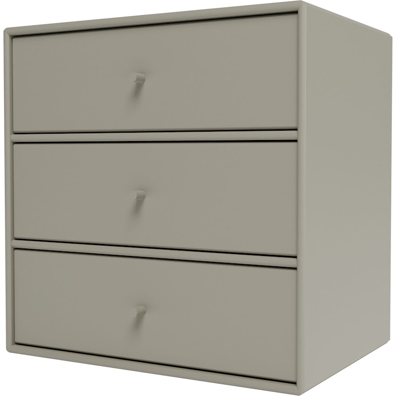 Mini 1007 Shelf With Three Drawers, Fennel