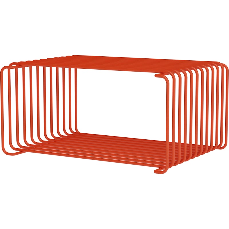Panton Wire Half Height Shelf 25,7 cm, Rosehip