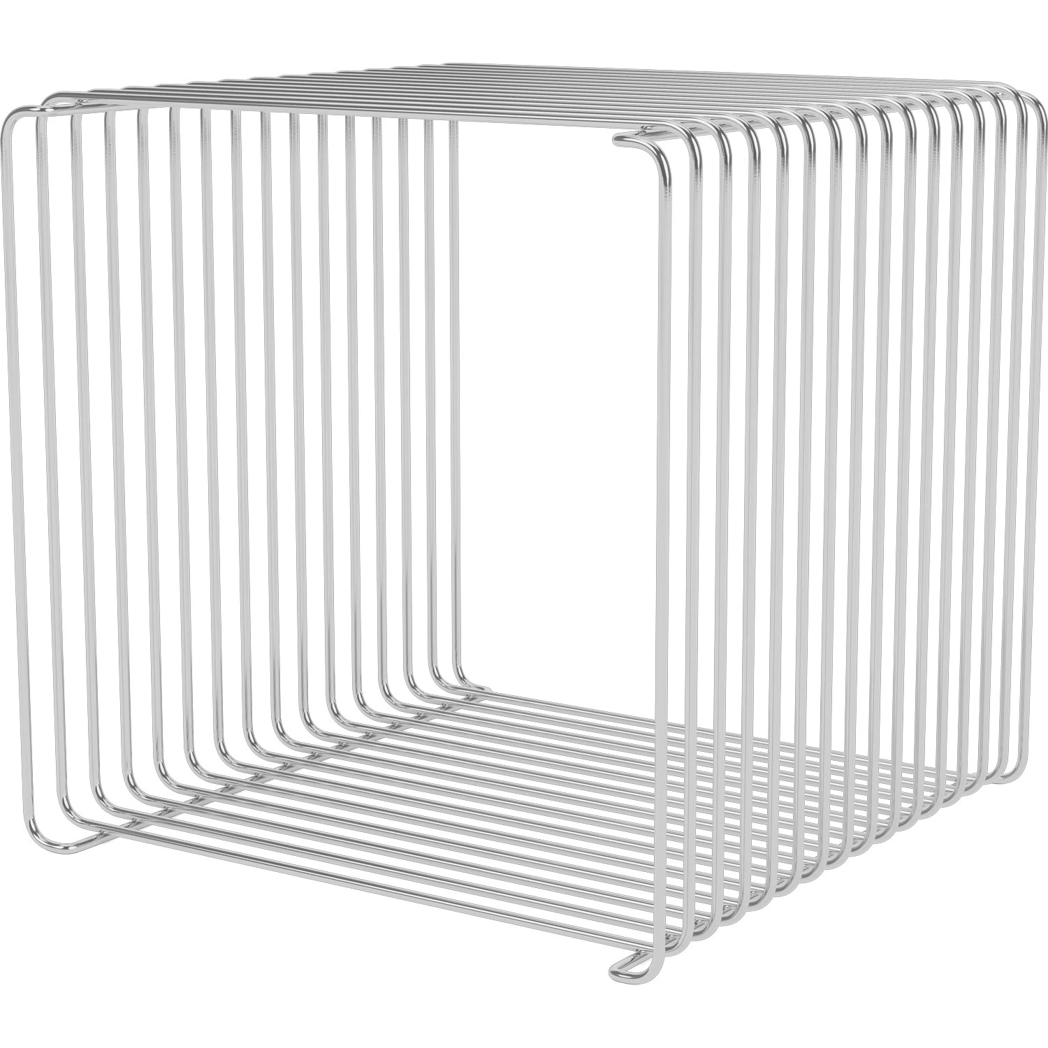 Panton Wire Shelf 34 cm, Chrome from Montana | RoyalDesign.co.uk
