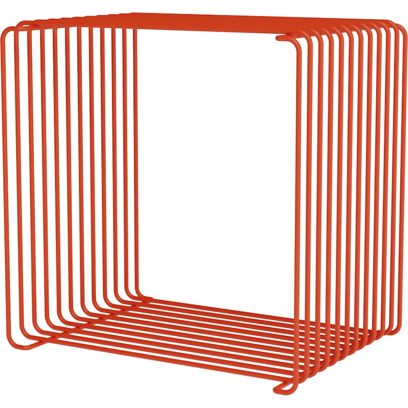 Panton Wire Single Shelf 25,7 cm, Rosehip