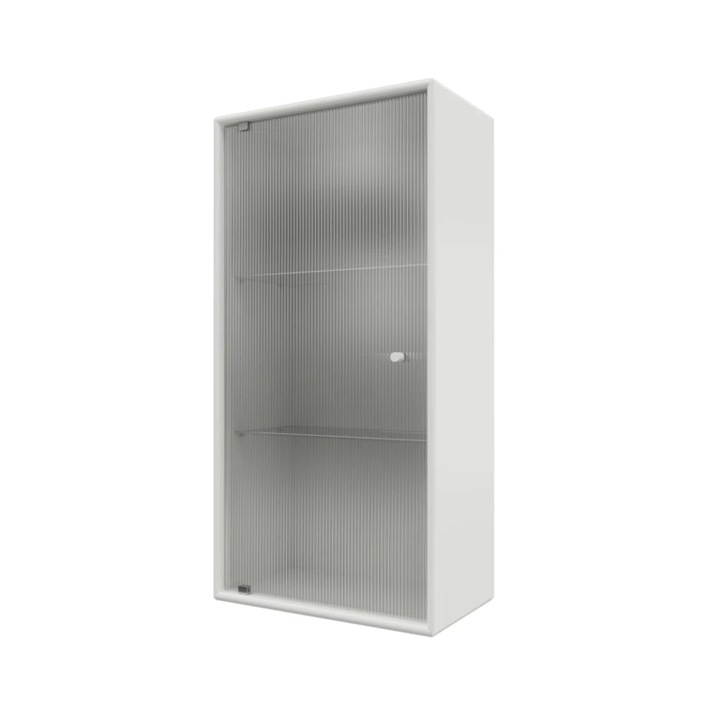 Ripple V Bathroom Cabinet, White