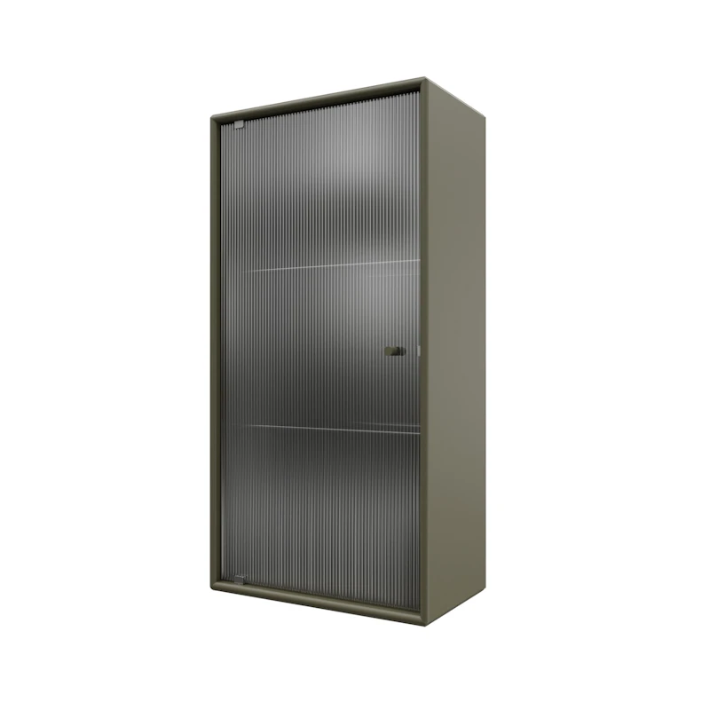 Ripple V Bathroom Cabinet, Oregano