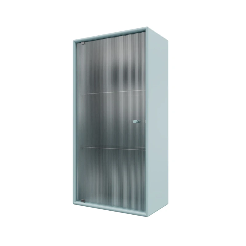 Ripple V Bathroom Cabinet, Flint