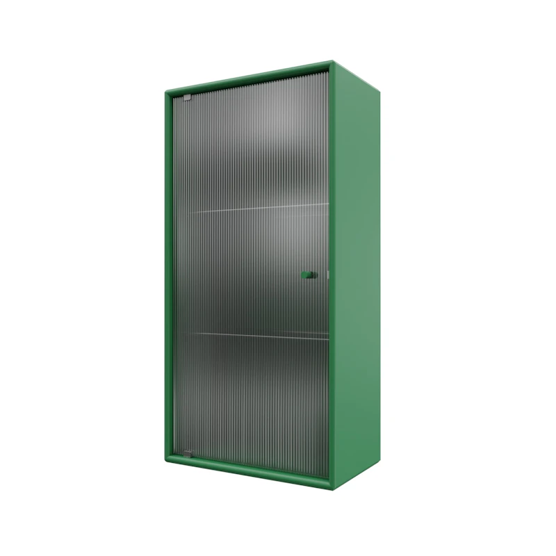 Ripple V Bathroom Cabinet, Parsley